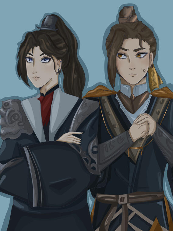 ”Two Attendants”